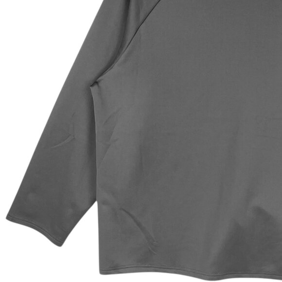 Zelos Men's Pullover Dark Grey 1/4 Zip Activewear Sweatshirt Long Sleeve Size 4X - Picture 7 of 13
